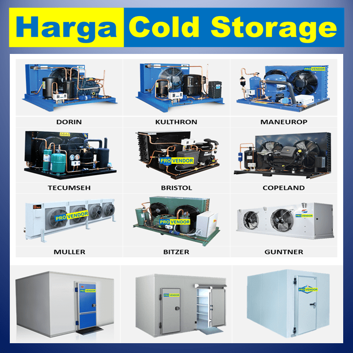 Harga Jual Unit Cold Storage / Cold Room Chiller Freezer dan Blast Freezer