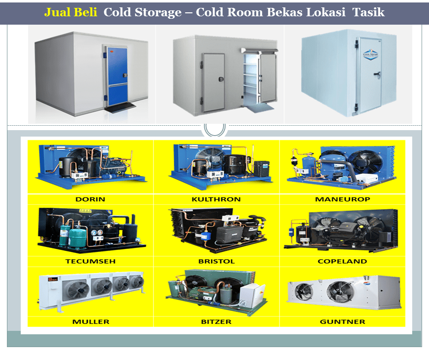 Jual Beli Cold Room / Cold storage second Area tasik