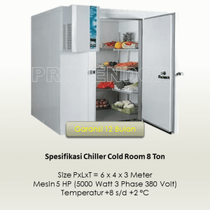 Chiller Cold Storage 8 Ton | Harga Jual
