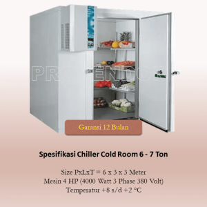 Chiller Cold Room 6 - 7 Ton | Harga Jual